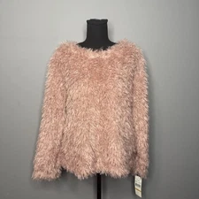 Skye's the Limit Soft Pink Fuzzy Top