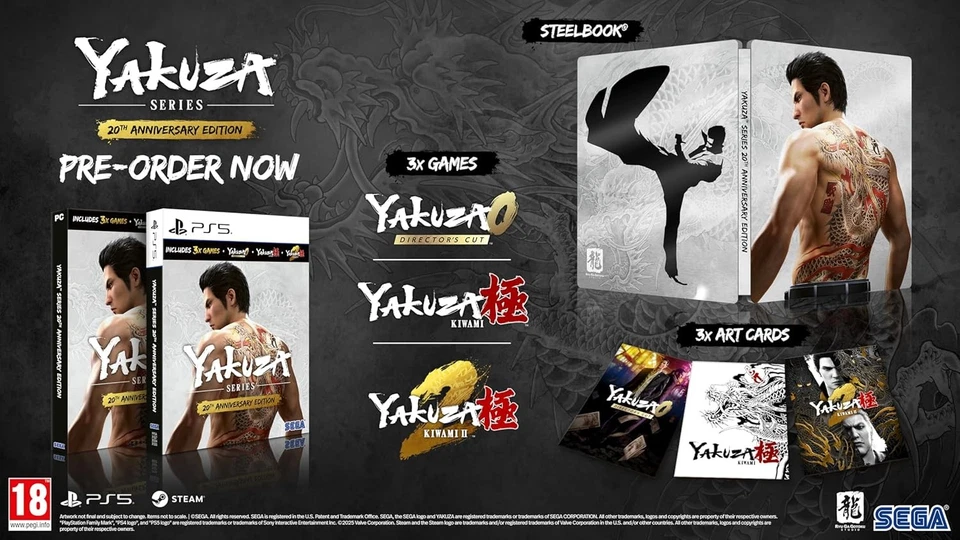 Yakuza 20th Anniversary Edition Pc - Nuovo e Sigillato - Immagine 3 di 4
