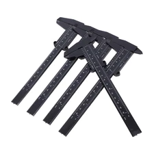 4 Pcs Plastic Vernier Calipers Portable High Precision Measuring Tool for Studen