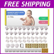 Keyless Magnetic Cupboard Locks Set - 20 Locks