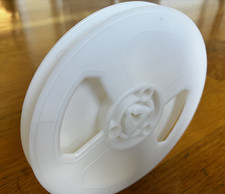 REGULAR 8mm 200 ft White Plastic Reel - Replacement for Wolverine type scanners