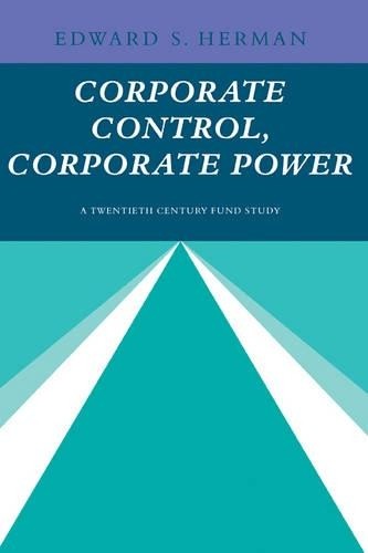 Corporate Control, Corporate Power by Edward S. Herman - 9780521289078