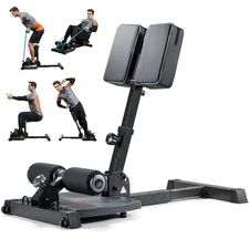 leikefitness Sissy Squat Machine, Deluxe Multi-Function Deep Sissy Squat Benc...