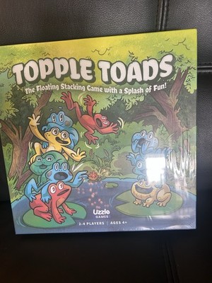 Topple Toads Floating Stacking Family Game Stack Frogs On Lilypad Ages 4+ NEW