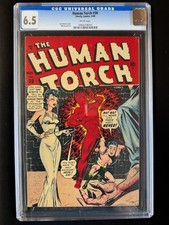 HUMAN TORCH #30 CGC 6.5  Golden Age - RARE Wh...