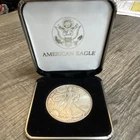 U.S. Mint 1998 American Eagle 1 oz 0.999 Silver Coin with Presentation Case