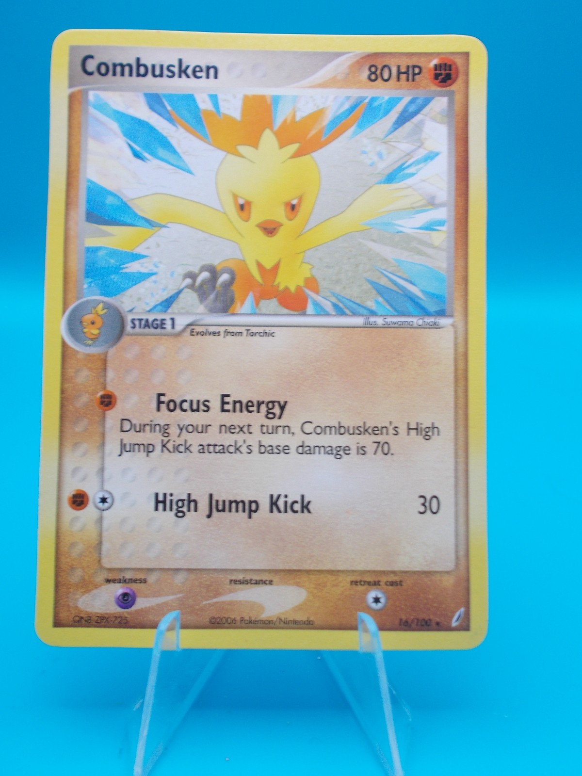 Combusken 16/100 Crystal Guardians Pokémon TCG Regular Near Mint/Mint