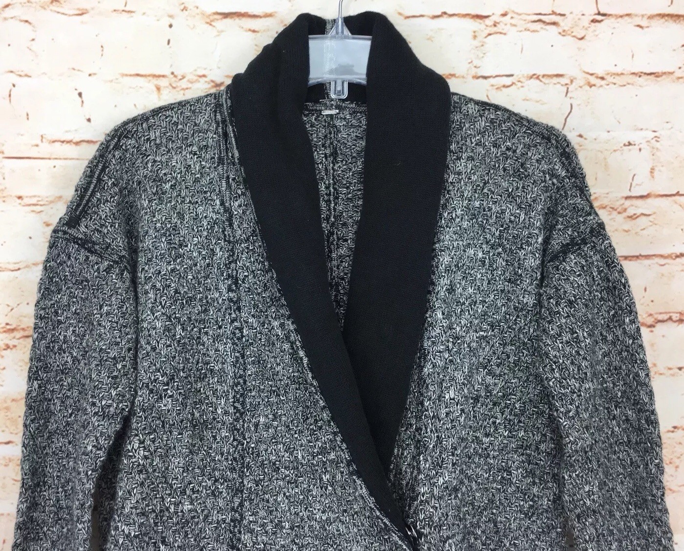 Lululemon Post Practice Cardigan Ghost Black Knit… - image 2