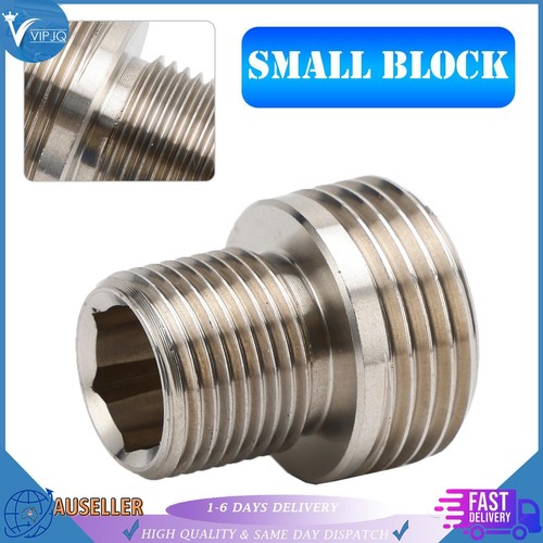 Small Block Oil Filter Insert Adapter SBF 5.0 302 351 F1AZ-6890-B for Ford L2 - Picture 1 of 12