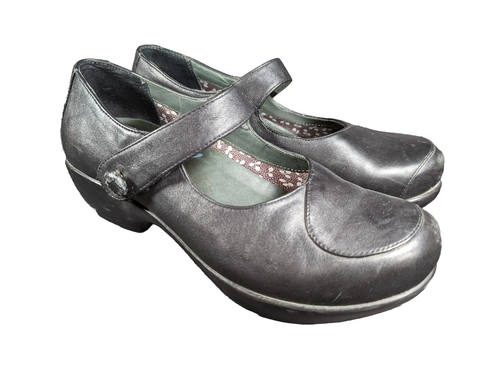 Dansko Abby Mary Jane Shoes 2402020200 Black Leather Women's Size US 8.5 - 9