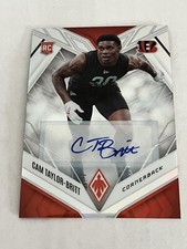 Cam Taylor-Britt 2022 Panini Phoenix Football Rookie Auto SP Cincinnati Bengals