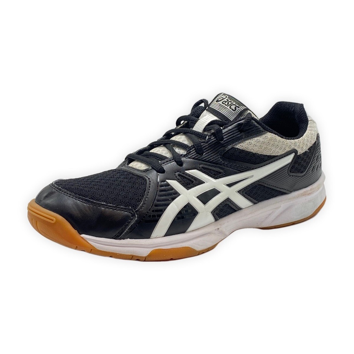 Asics Upcourt Women's Size Volleyball Shoes Black White Athletic  Sneakers