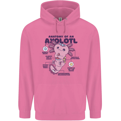 Axolotl Anatomy Childrens Kids Hoodie - Picture 45 of 55
