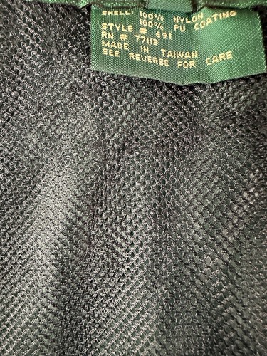 VINTAGE Orvis Flyfishing Jacket Mens XXL 2XL Green PVC Waterproof Full Zip Coat - Picture 10 of 18