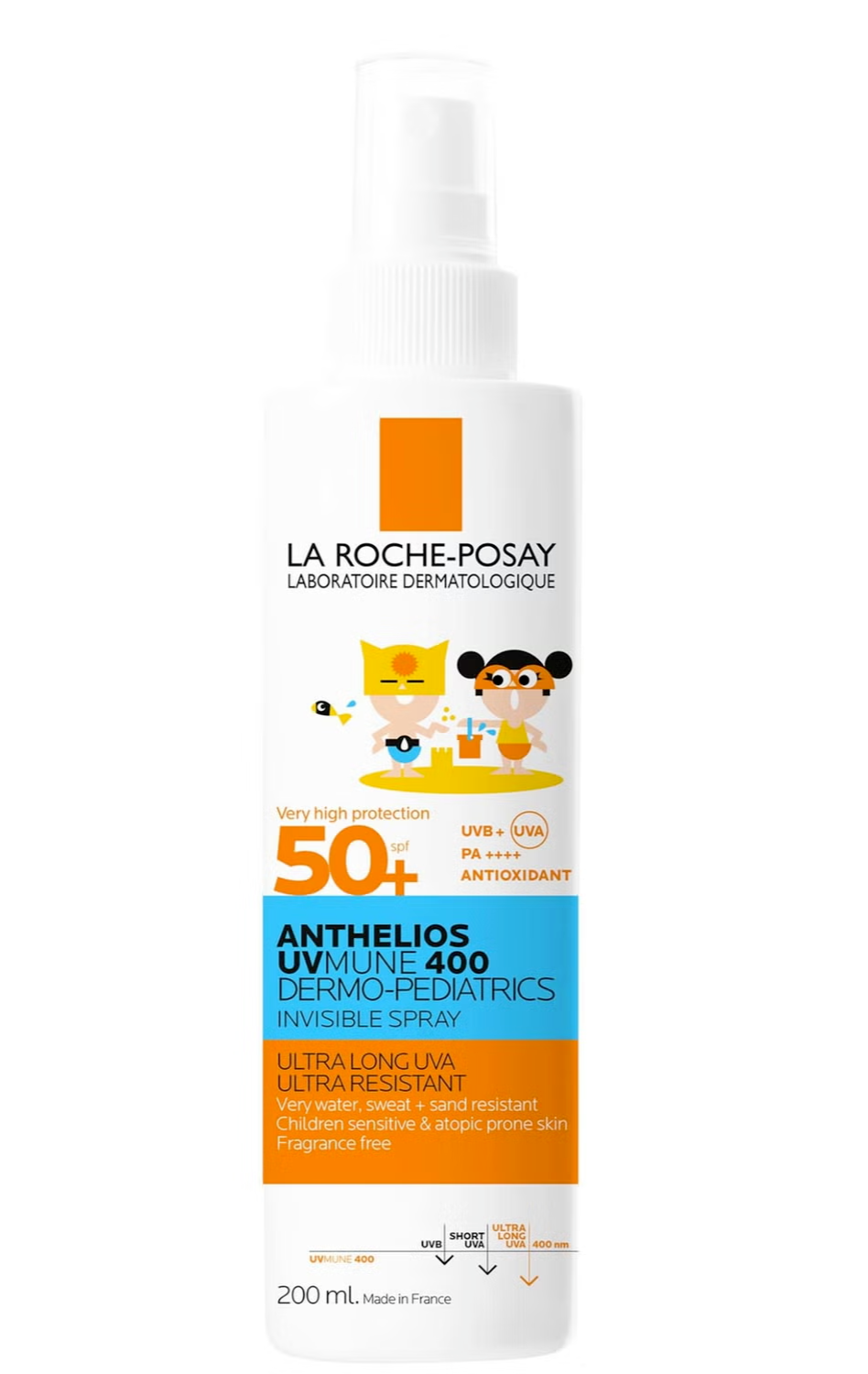 La Roche Posay Anthelios Dermo-Pediatrics,kids Invisible Spray SPF 50+ 200ml