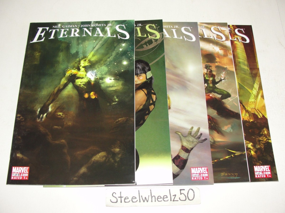 Eternals 5 Comic Lot Marvel 2006 #1 2 3 6 7 Ikaris Neil