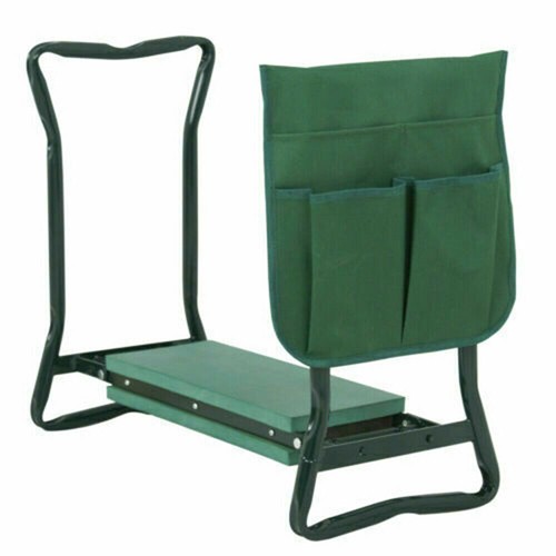 Borsa porta attrezzi resistente tasca pieghevole per giardino inginocchiato sedile panca sgabelli - Foto 5 di 7