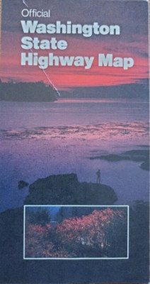Official Washington State Highway Map 1967 MAP 
