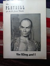 Vintage 1953 Playbill St James Theatre NYC Yul Brynner Picture Other Advertising