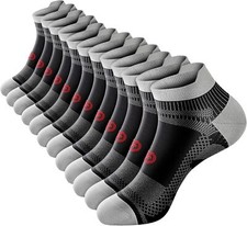 Compression Socks Low Cut Running Socks with Ankle Support for Men and Women