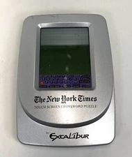 Excalibur The New York Times Touch Screen Crossword Puzzle Electronic Handheld