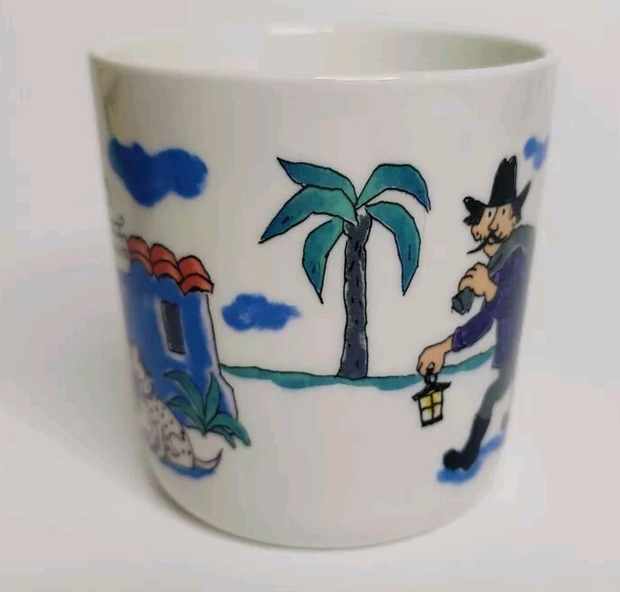 Figgjo Norway Thorbjorn Egner Kardemomme by Robbers Childrens Mug MINT