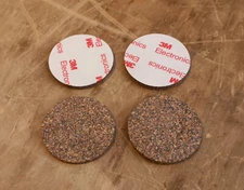 THE 5150 FIX: (4) Cork Wood 3M Self-Adhesive Feet for IBM Model 5150 PC MINT+NEW