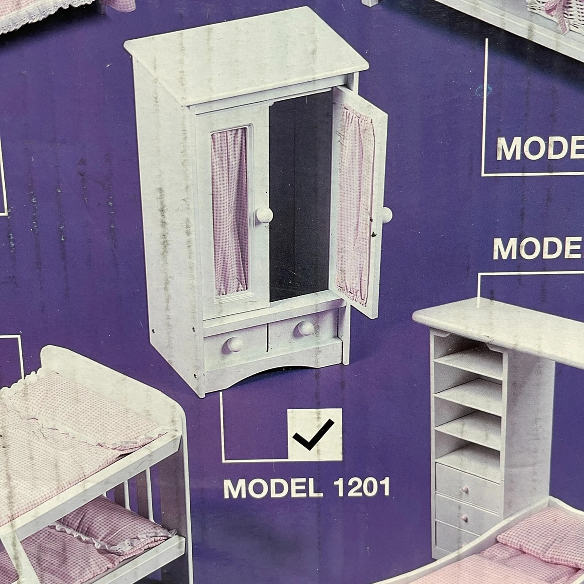 Badger basket cheap doll armoire