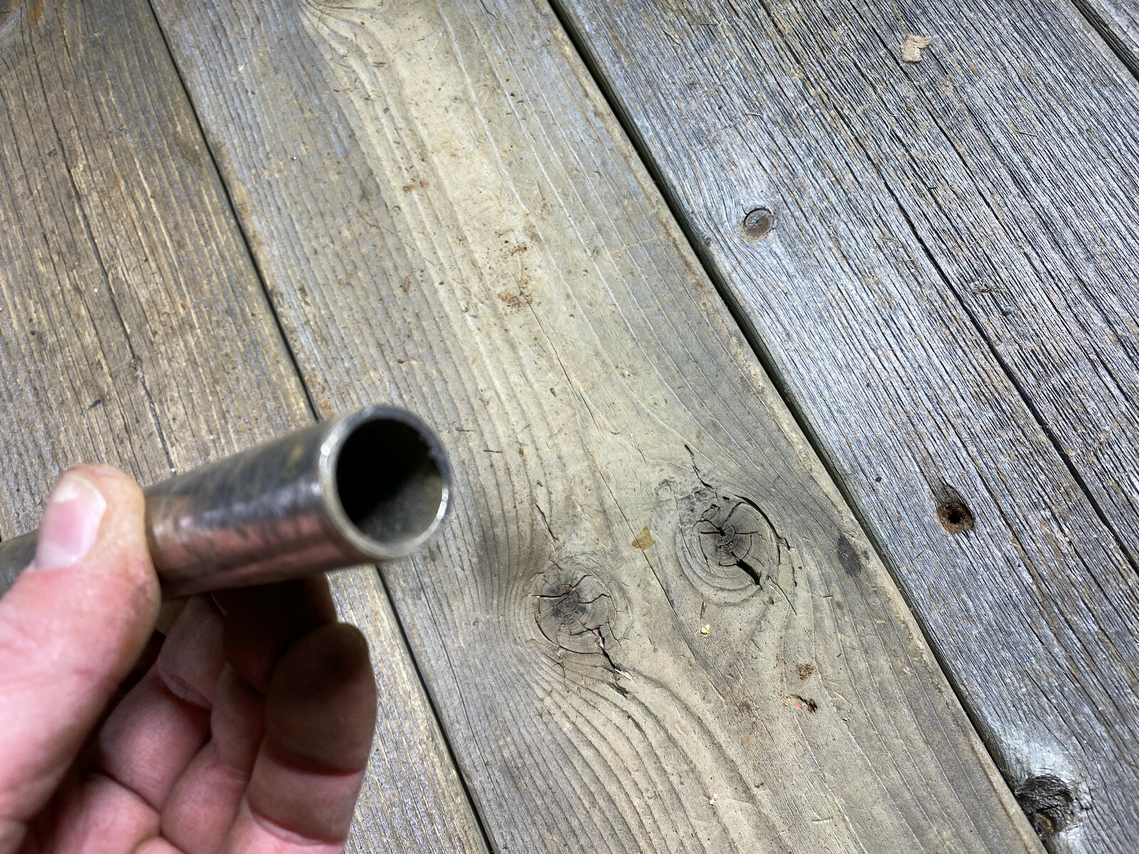 VINTAGE ANTIQUE BIKE BICYCLE SEATPOST STRAIGHT SEAT POST USED RUSTED eBay