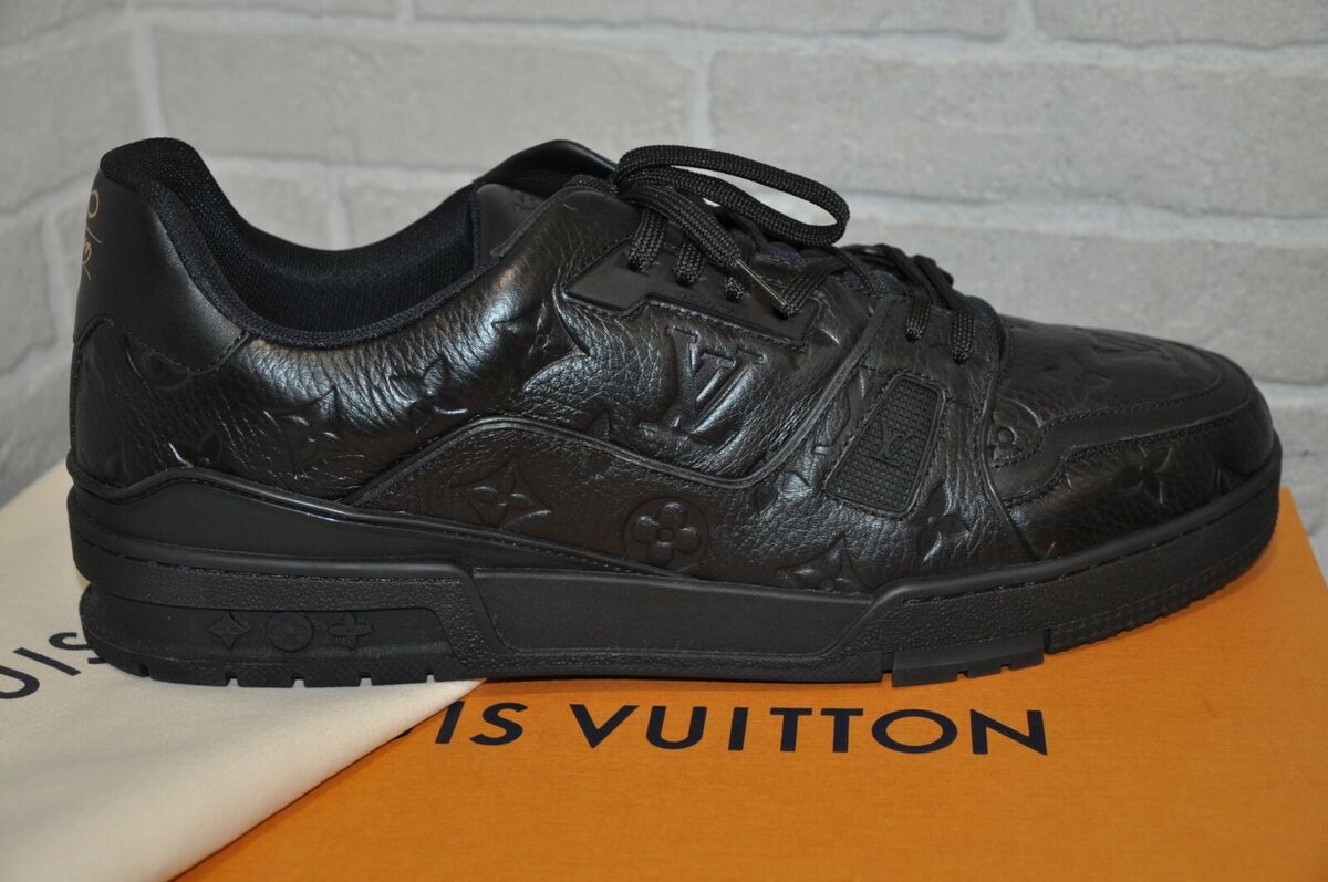 Lv trainer leather low trainers Louis Vuitton Multicolour size 10