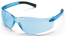 MCR Safety Bearkat Small Safety Glasses Work Eyewear with Light Blue Lenses