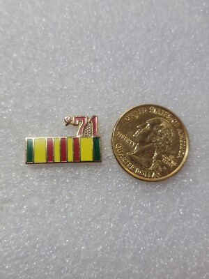 50 CONFEZIONE VIETNAM Veteran Nastro Moto Cappello Spilla Da - Foto 8