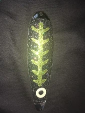 High Percentage Salmon Trolling Spoon With Hyper Vis Tape Not Paint 3 3/4”