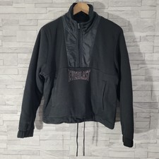 Ladies Everlast Jacket Black Size 16 Uk 1/2 Ziip Slightly Cropped