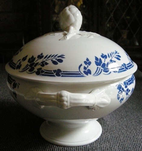 ANCIENNE SOUPIERE FAIENCE BADONVILLER 1923 - 第 6/10 張圖片