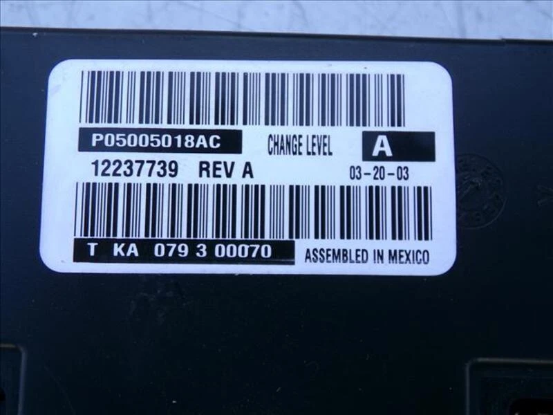 12237739 89304 mandos calefacción aire acondicionado chrysler voyager 2003 Foto 3 de 4