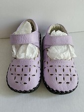 Baby Girl Pediped Lilac Leather Sandals Orig. 45 size 6 - 12 months