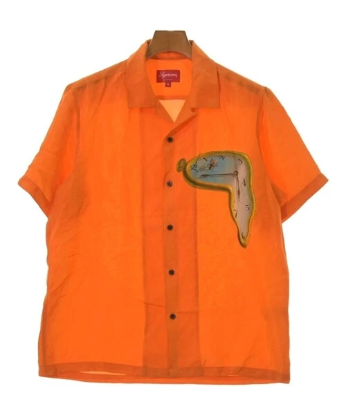 Chemise décontractée Supreme orange M 2200470074015