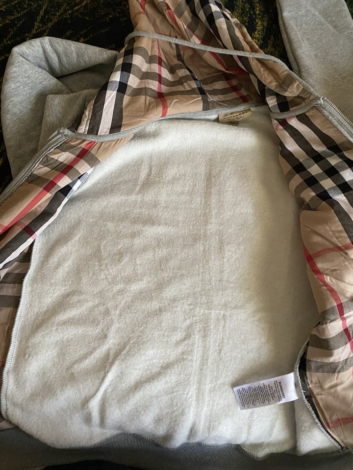 MENS BURBERRY ZIP HOODIE JACKET eBay