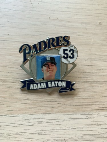 Vintage San Diego Padres Baseball Adam Eaton 2001 MLB Pin - Picture 3 of 4