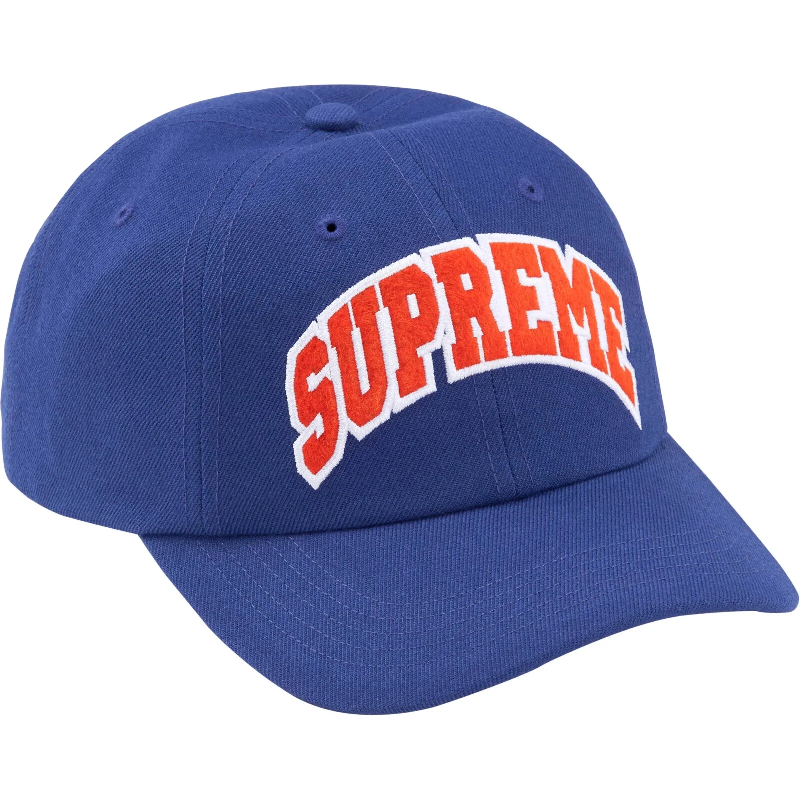 Casquette chapeau Supreme Felt Arc 6 panneaux   Bleu marine   FW24 neuve authentique