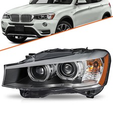 For 2015-2017 BMW X3/X4 HID Projector Headlight w/o AFS Left Side w/ LED DRL
