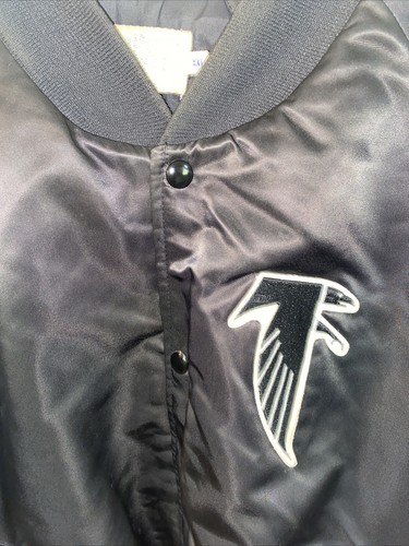 ATLANTA FALCONS Giacca Satinato CHALKLINE XXL VINTAGE INCONTAMINATA SQUADRA NFL Logo - Foto 2 di 5