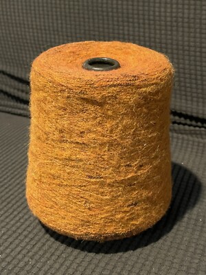 Vintage ZEGNA BARUFFA Yarn Cone Brown Color 18523 Size 13/10000