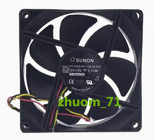 1PC SUNON EF92251S3-1Q030-F99 12V 1.73W 9025 Silent inverter cooling fan - Picture 1 of 5