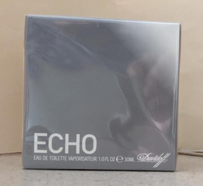 Echo Davidoff 1.0 oz Eau de Toilette Men Spray Davidoff New Sealed Box 30 ml