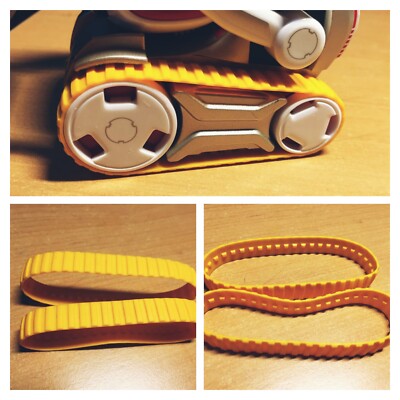 1 Paar Orange Cozmo / Vector Robot Tread