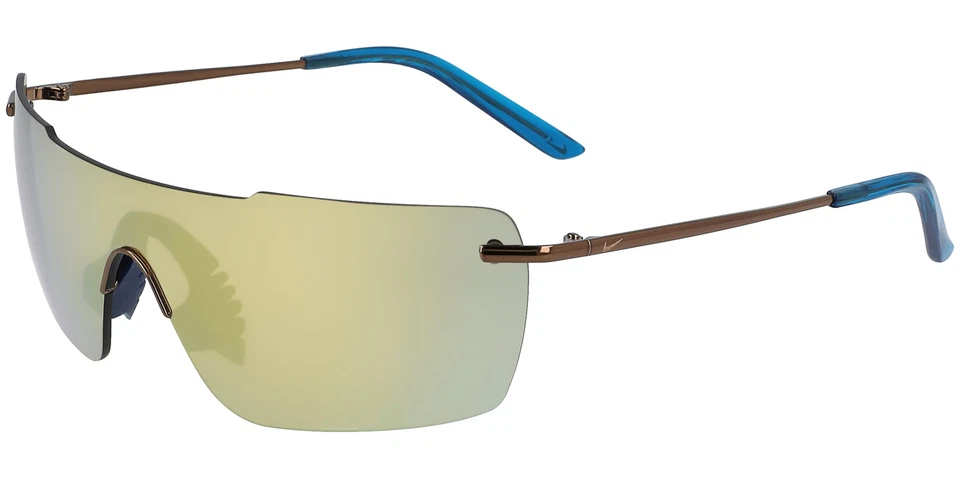 Nike Meridian M Women's Walnut Rimless Shield Sunglasses - CU6569 200