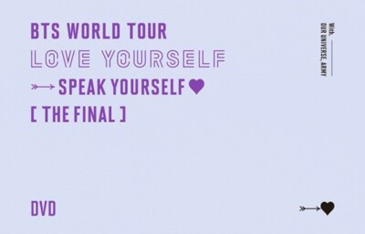 BTS WORLD TOUR LOVE YOURSEIF SPEAK YOURSELF THE FINAL DVD+Book+