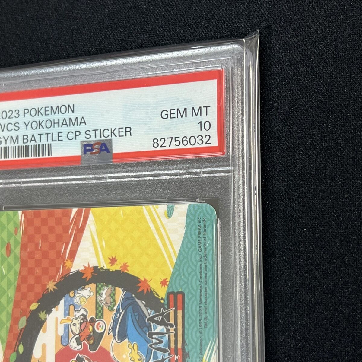 Pokemon Japanese WCS 2023 Yokohama Gym Battle Cp Sticker PSA Pokemon Japanese WCS 2023 Yokohama Gym Battle Cp Sticker PSA